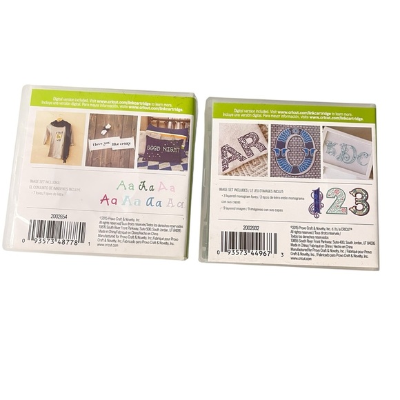 6 Cricut Cartridges Everyday Fonts Monogram Motifs Fantastic Fonts Critter 2 - Picture 13 of 13